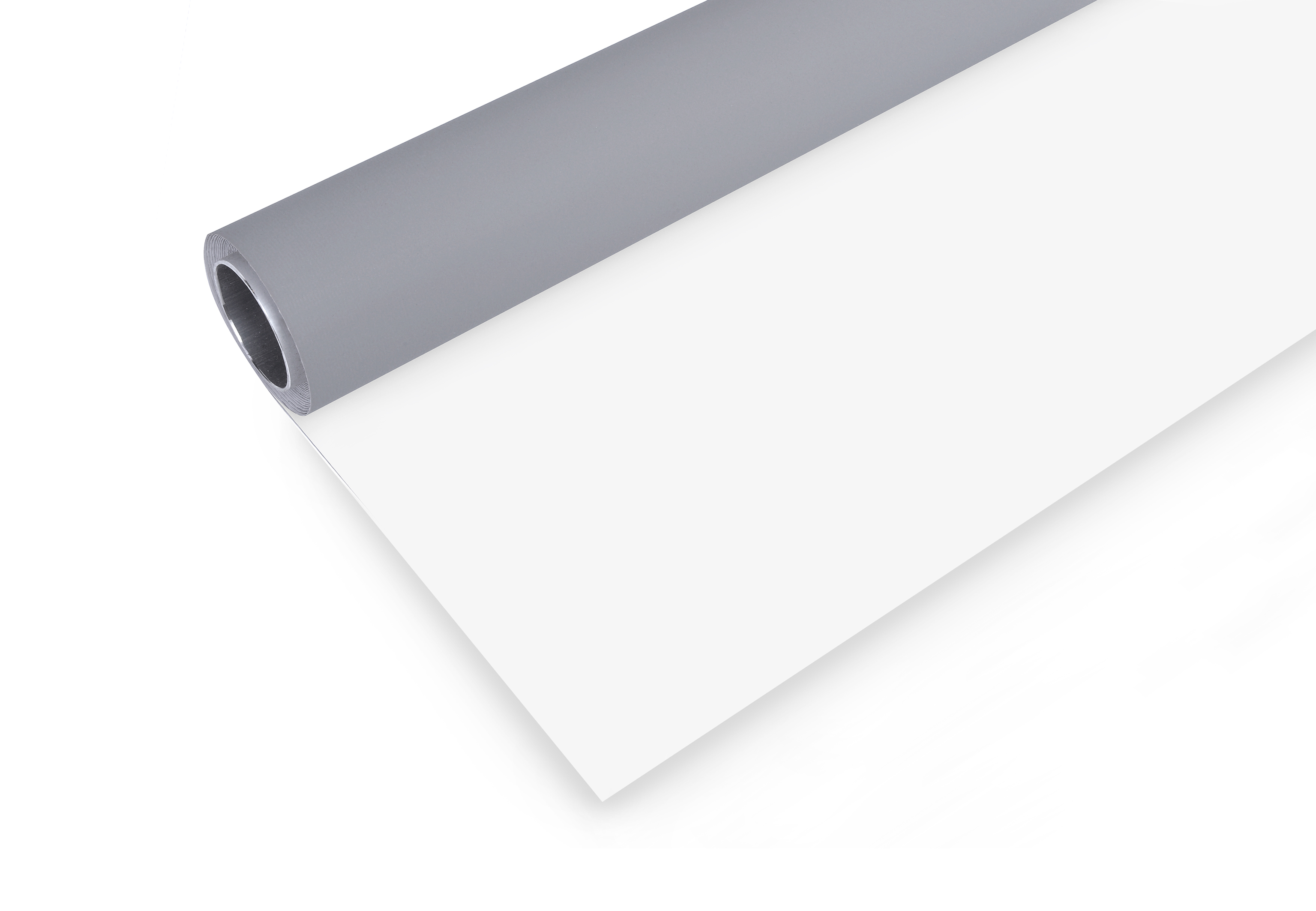 BRESSER Fond de studio vinyle 2,00 x 4m gris/blanc sur rouleau