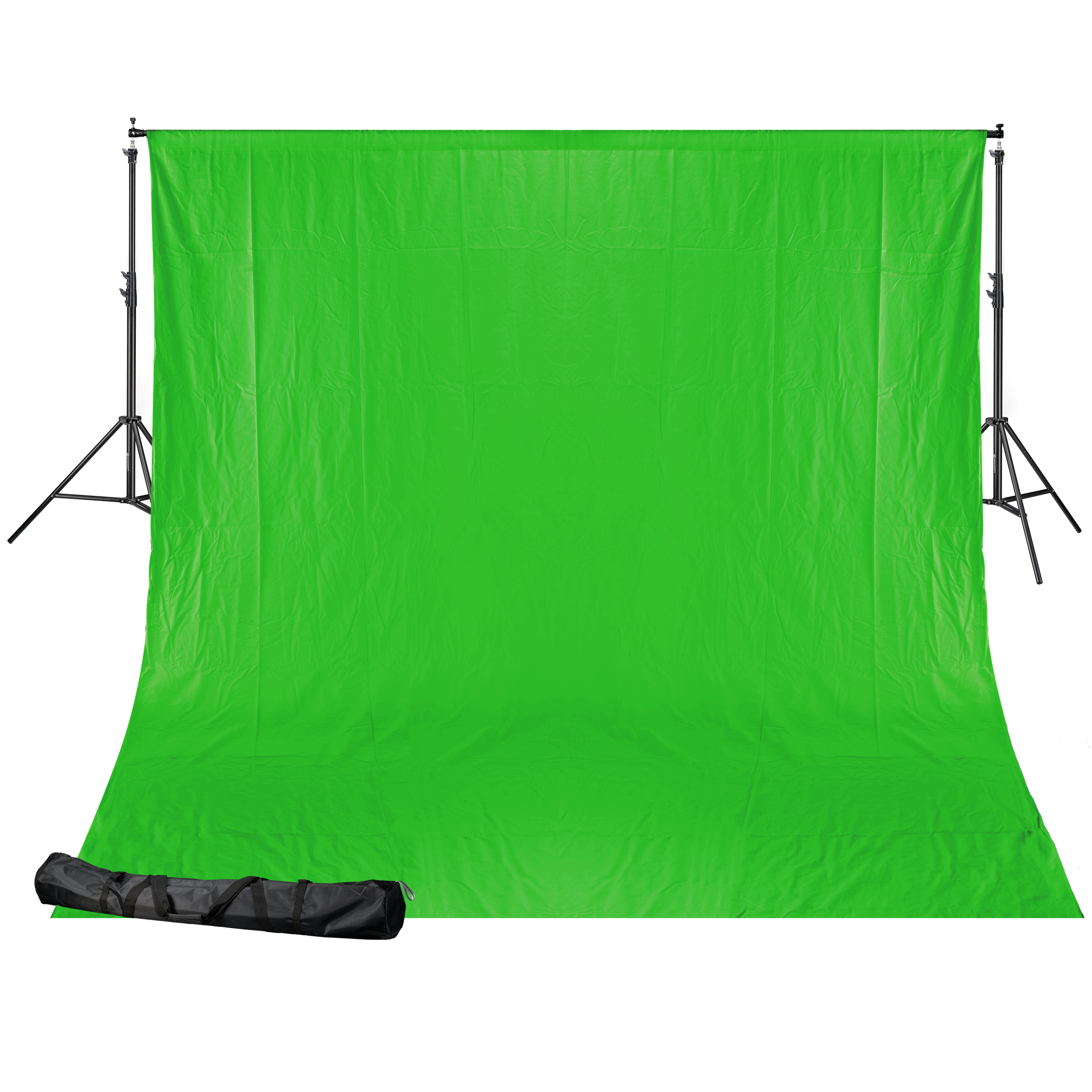 BRESSER BR-D24 Système de fond + tissu de fond 2,5 x 3m Vert Chromakey