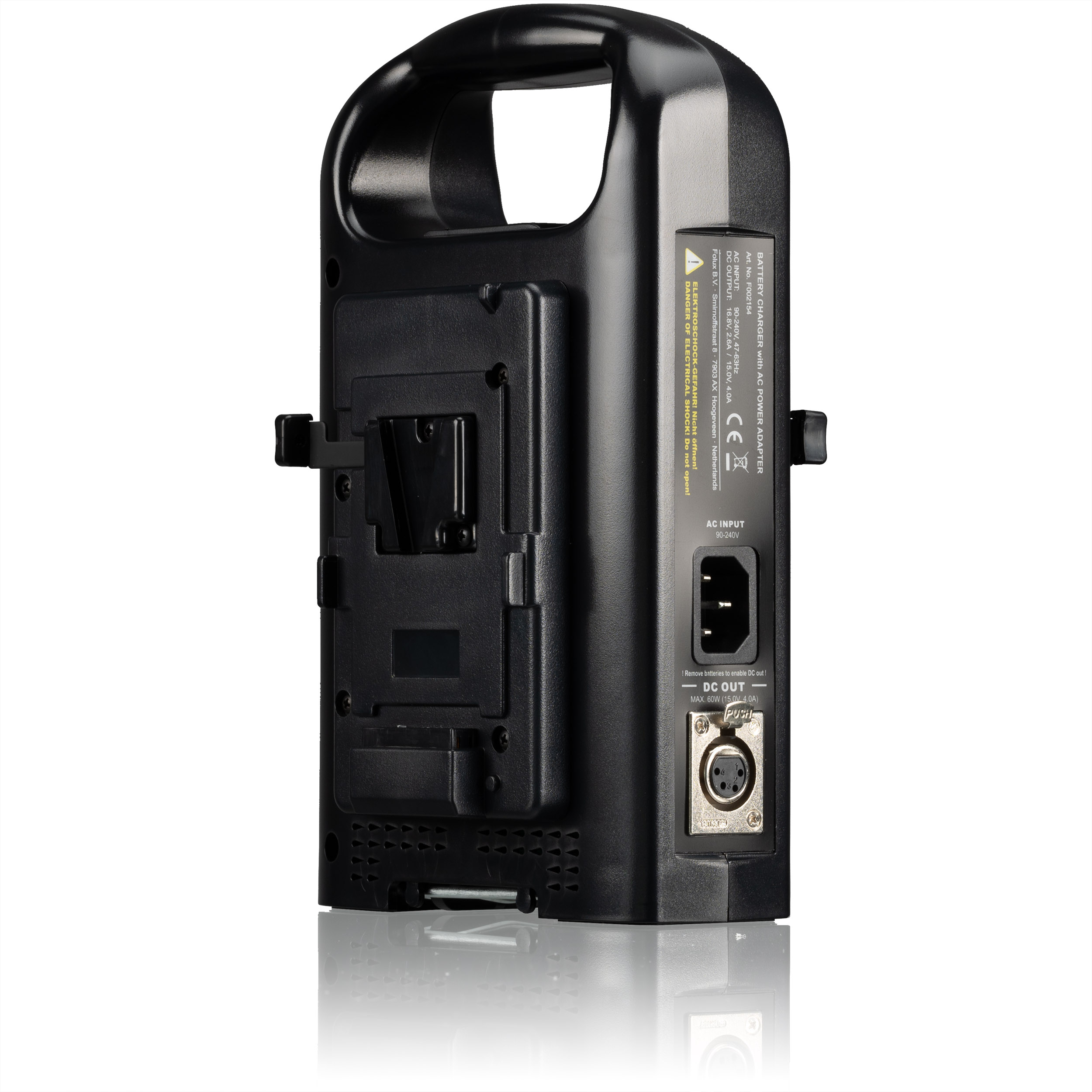 BRESSER BR-RL2KS Chargeur pour 2 batteries V-Lock