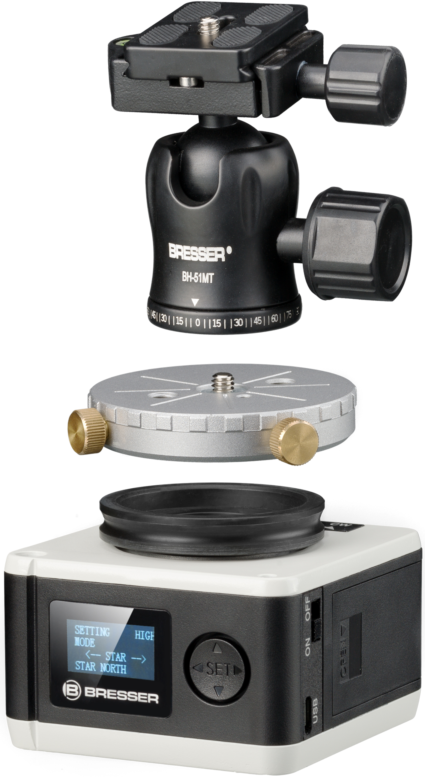 Monture d’astrophotographie BRESSER StarTracker PM-100