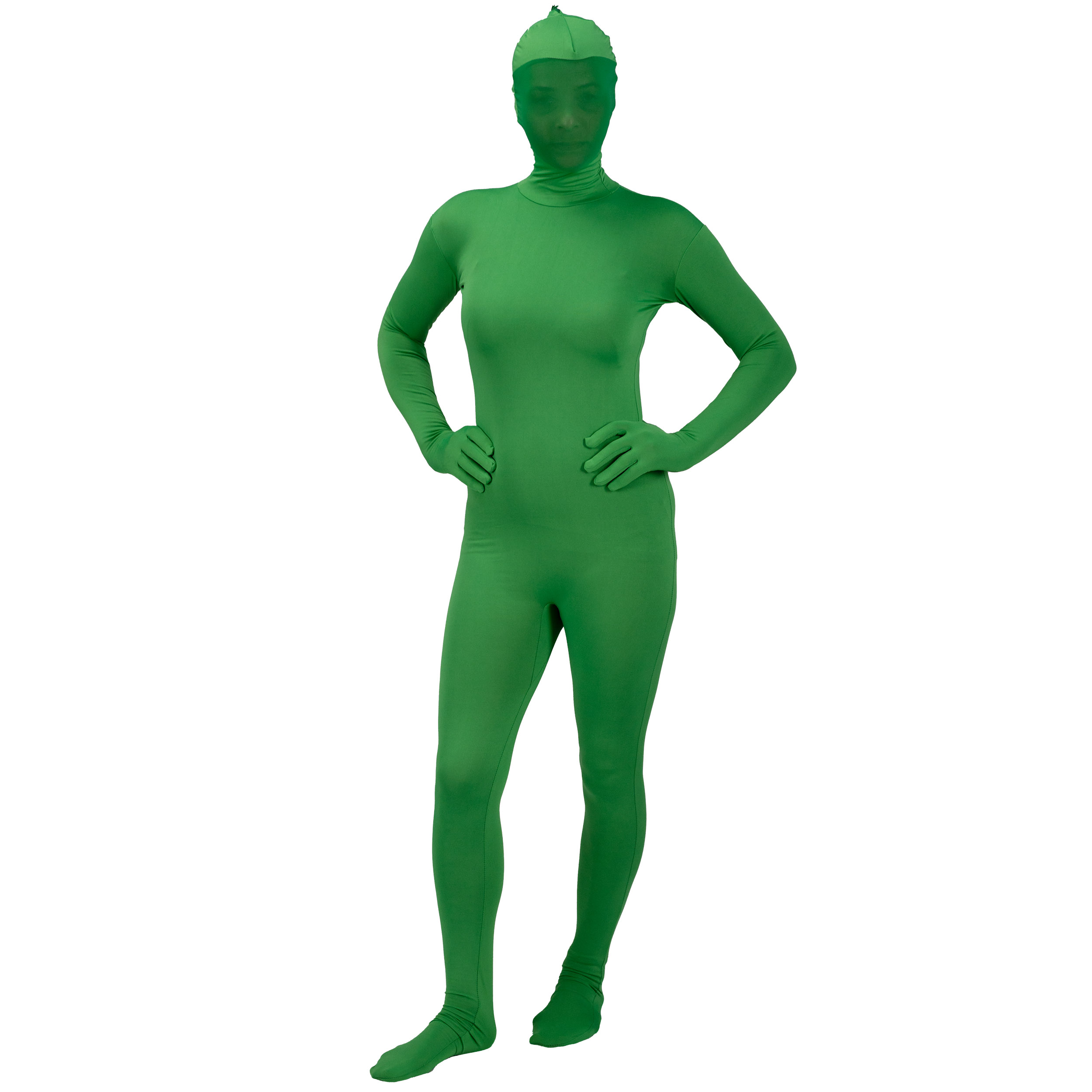 BRESSER Combinaison corporelle vert Chromakey taille L