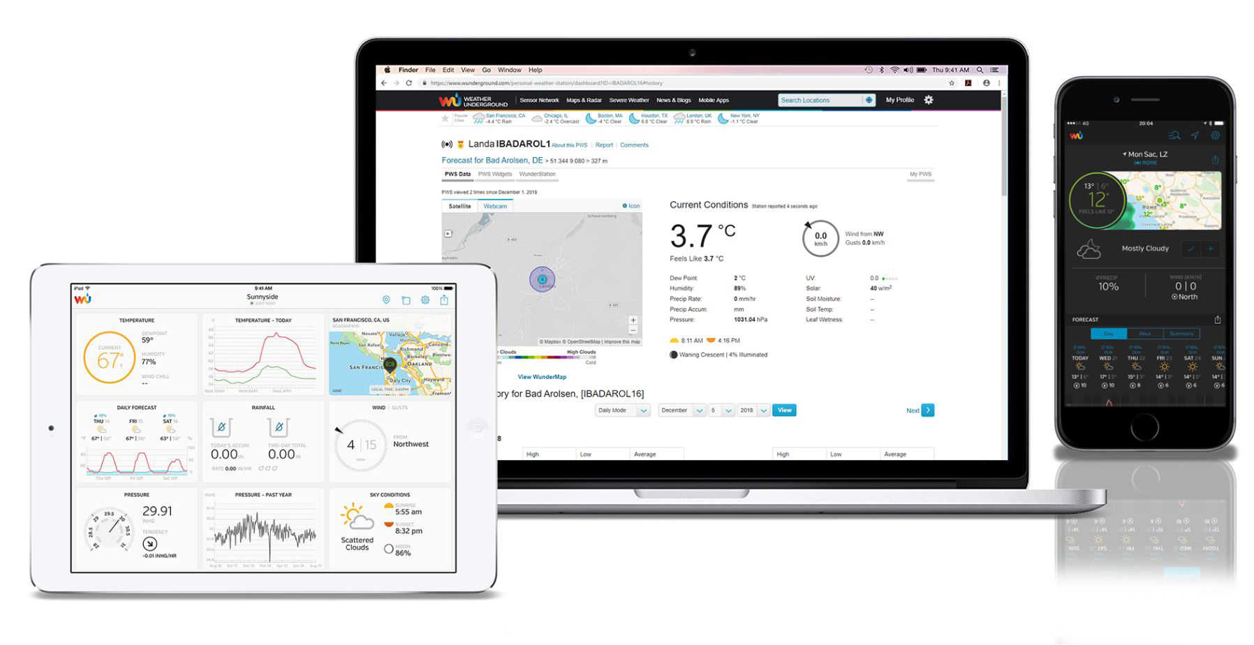 Centrale météo EXPLORE SCIENTIFIC WIFI avec Écran en Couleur et Capteur professionel 5-en-1 V