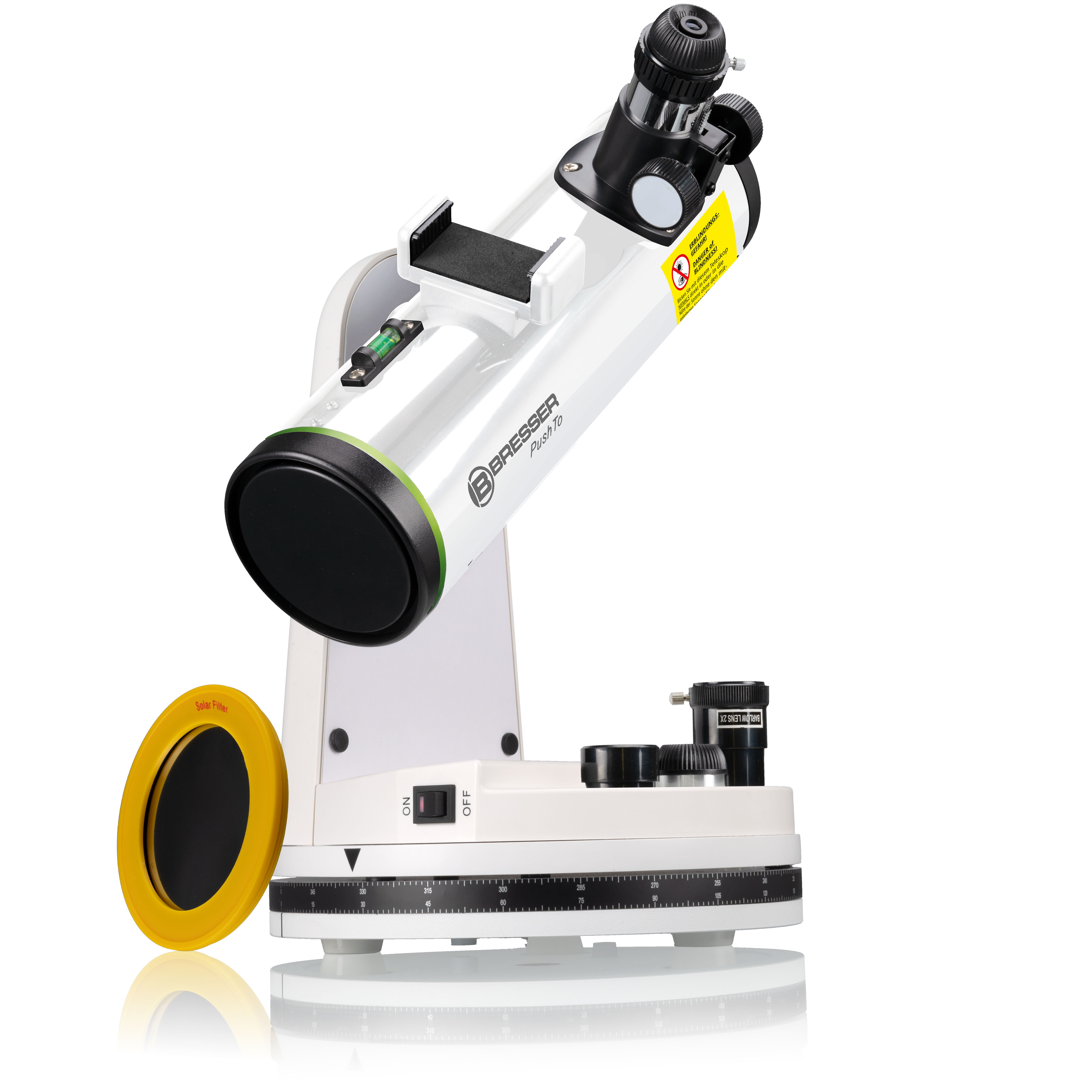 BRESSER PushTo NT-76/350 Smart-Télescope