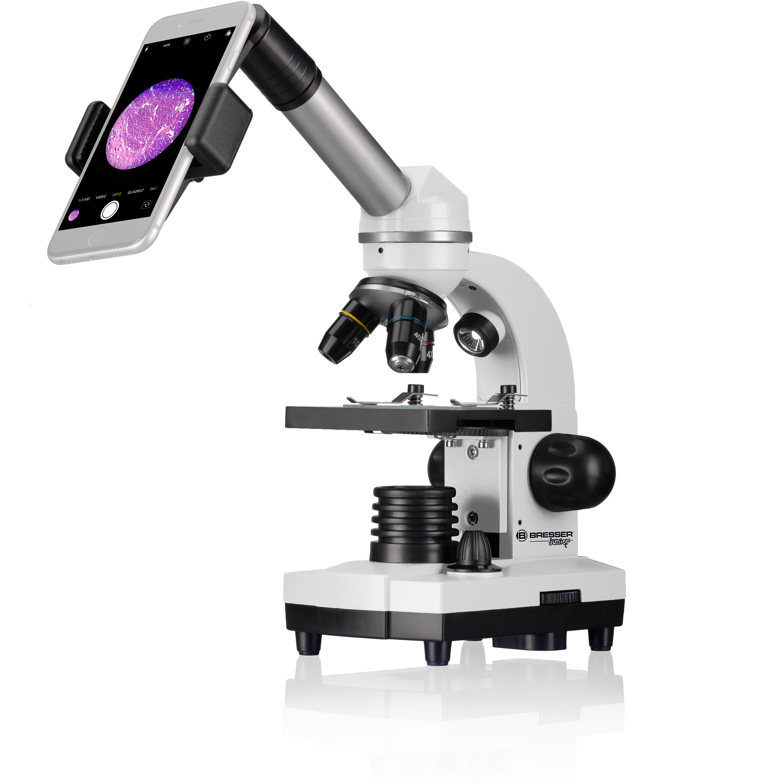 Microscope étudiant BRESSER JUNIOR Biolux SEL avec coffret rigide