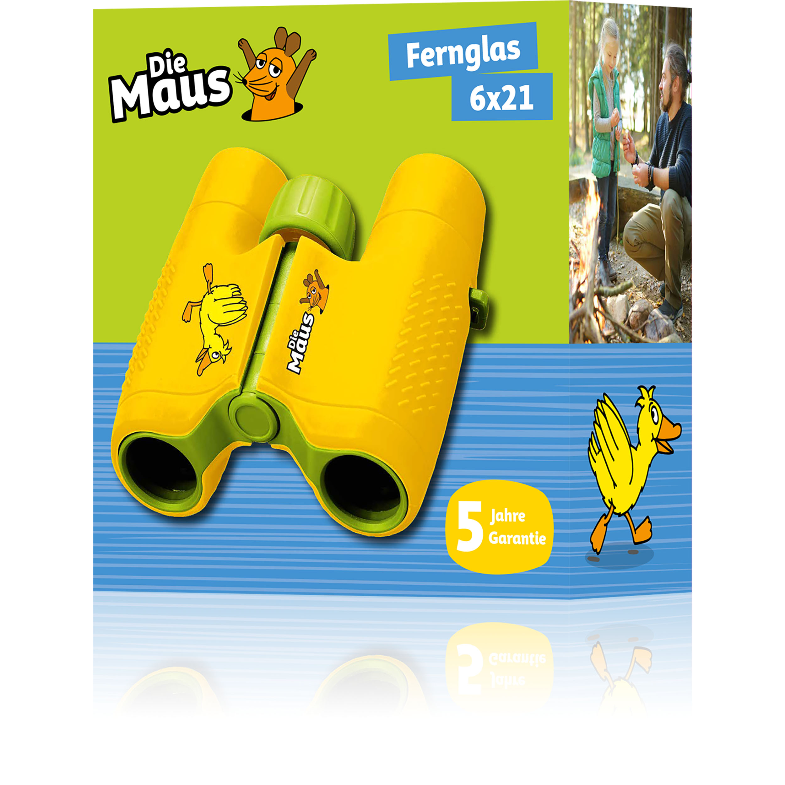 Jumelles pour enfants DieMaus 6x21 avec sac