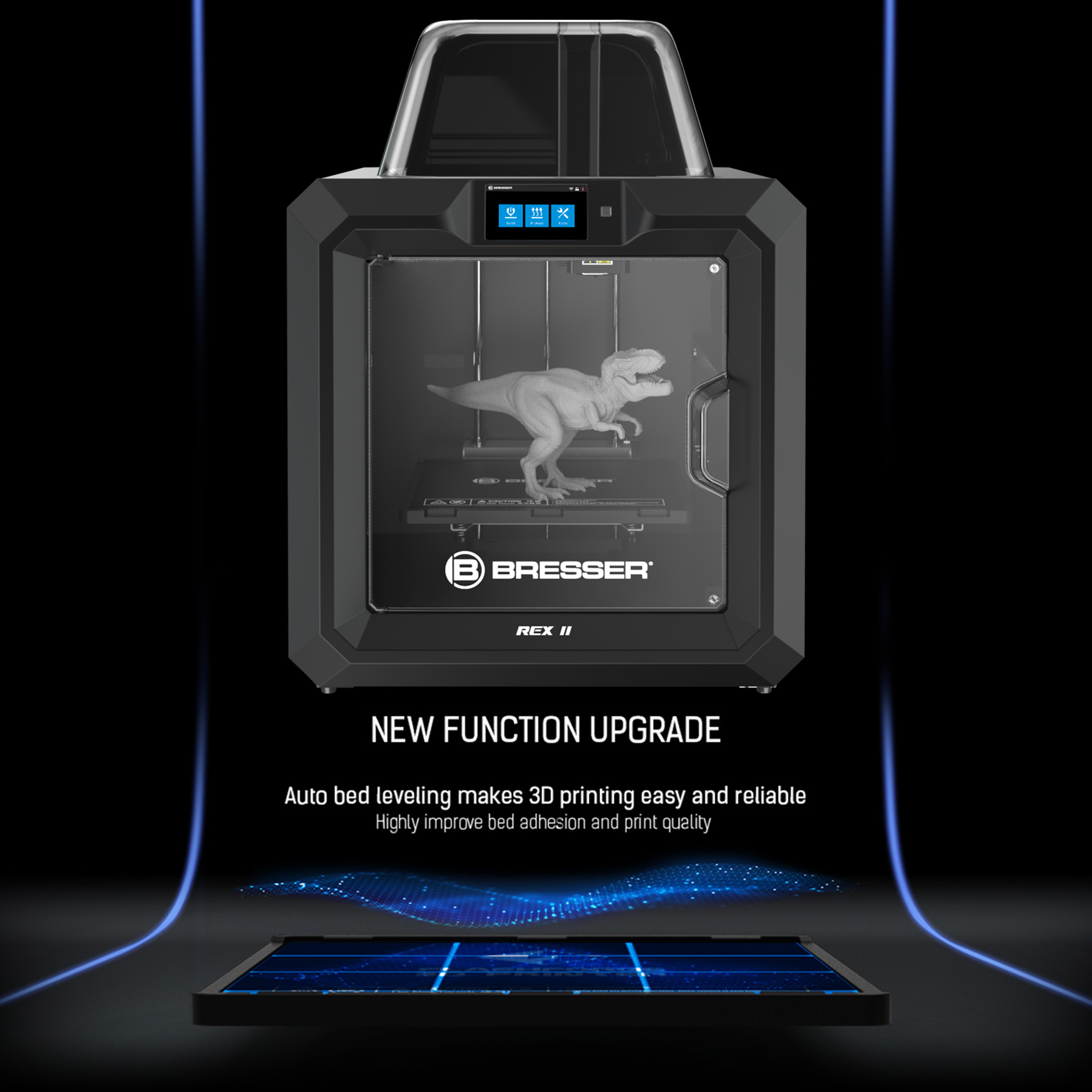 Imprimante 3D WIFI BRESSER REX II