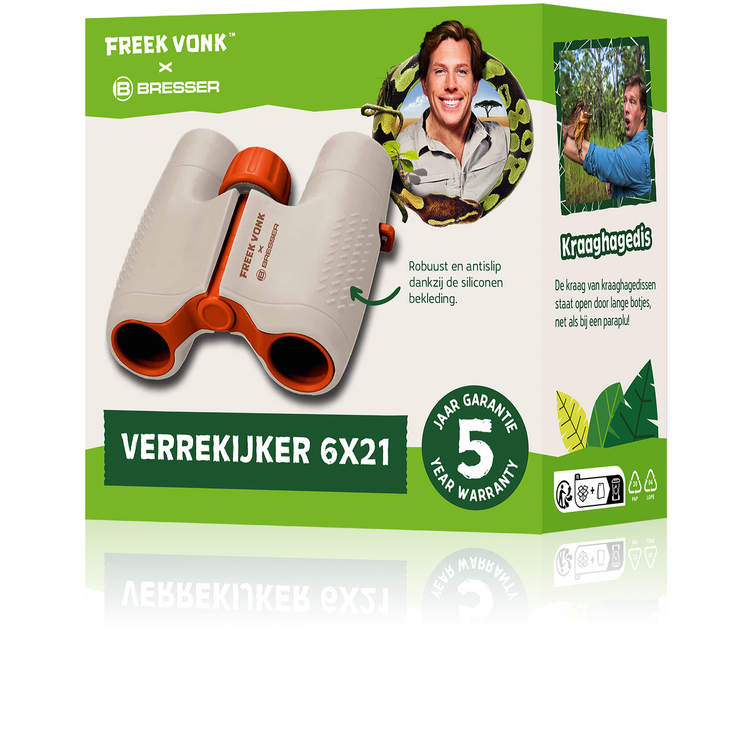 FREEK VONK x BRESSER Jumelles pour Enfants 6x21