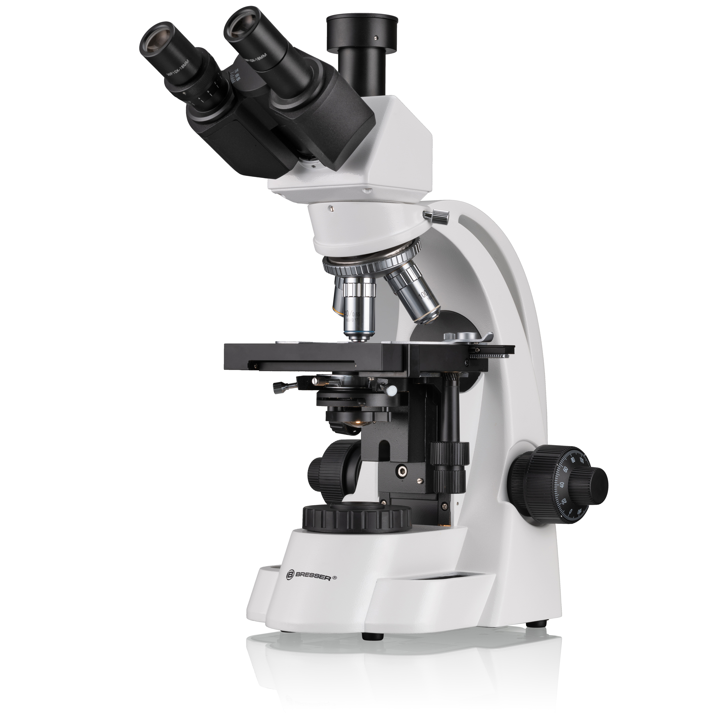 BRESSER Bioscience 40-1000x Trinoculaire Microscope