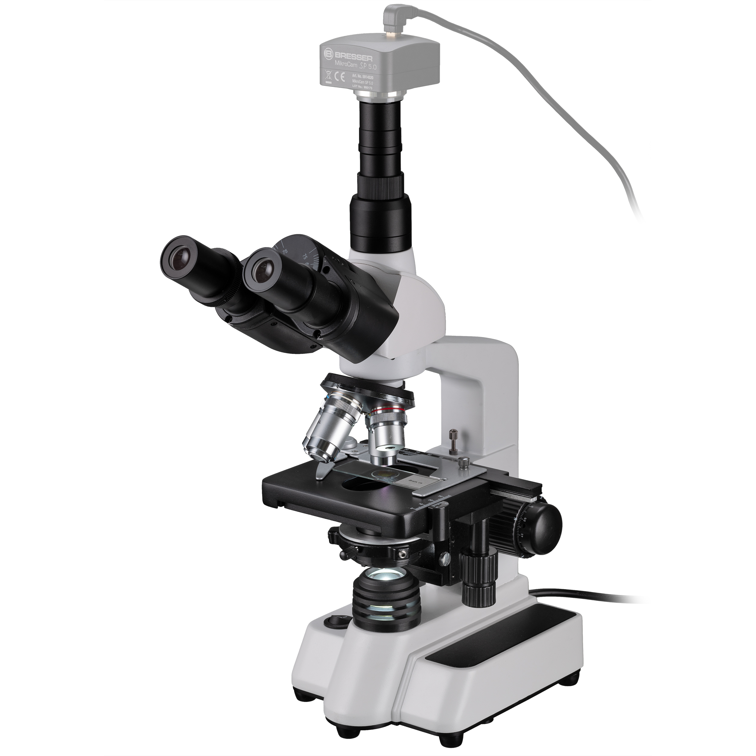 BRESSER Researcher Trino 40-1000x Microscope