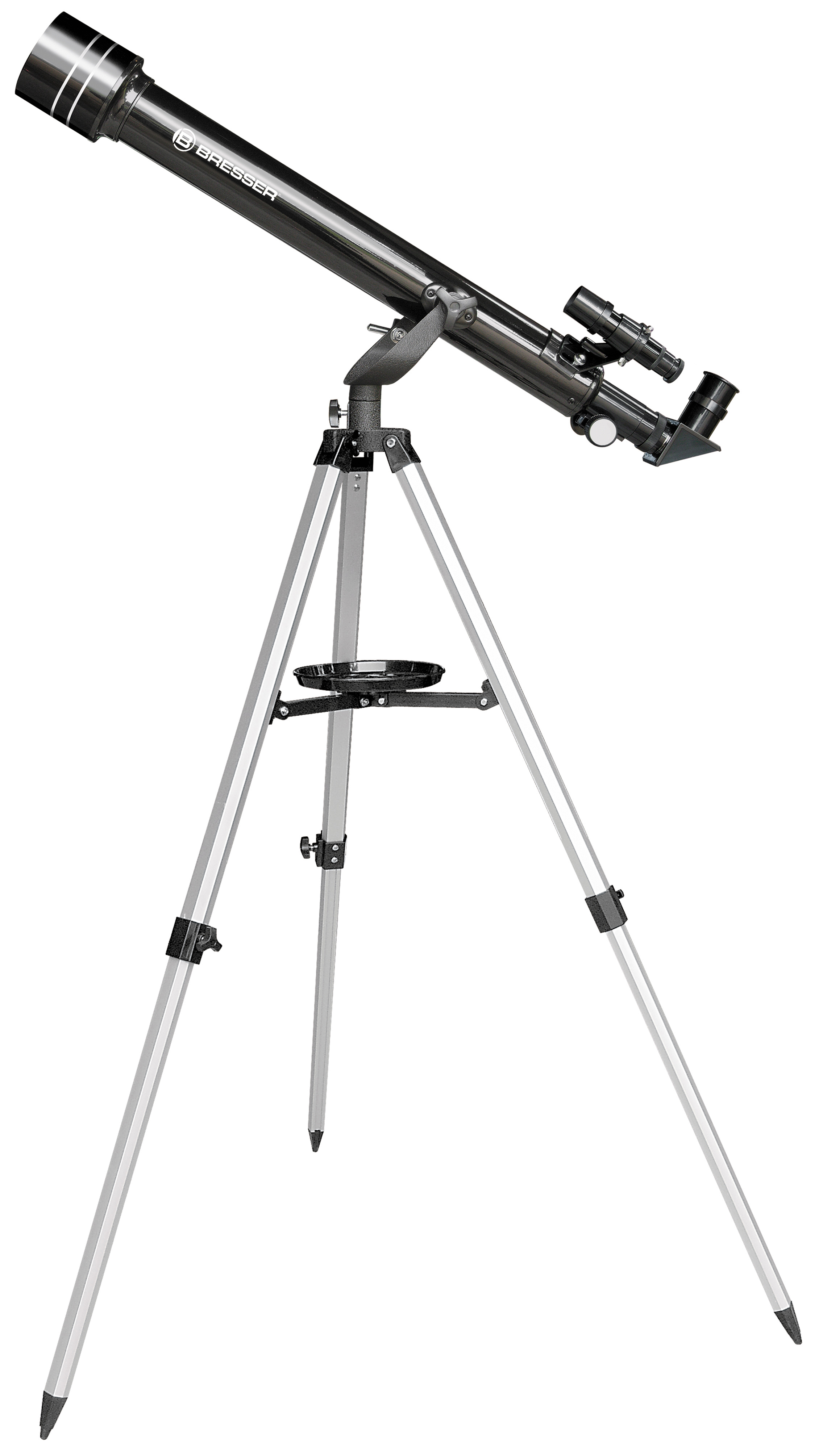 BRESSER Arcturus 60/700 AZ - télescope à objectif avec coffret à cocque dure