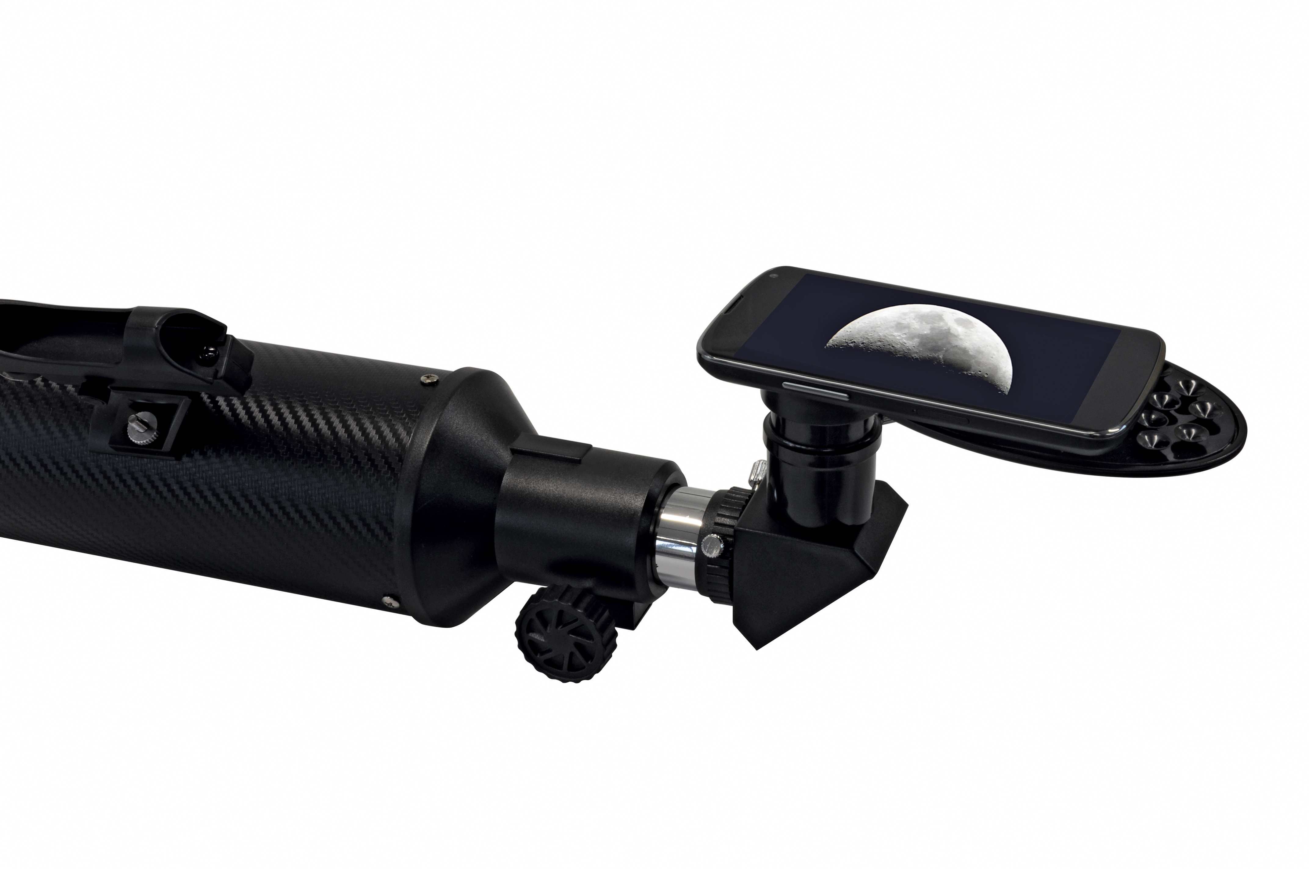 BRESSER Stellar 60/800 AZ - Télescope à lentille avec adaptateur pour appareil photo de smartphone & filtre solaire