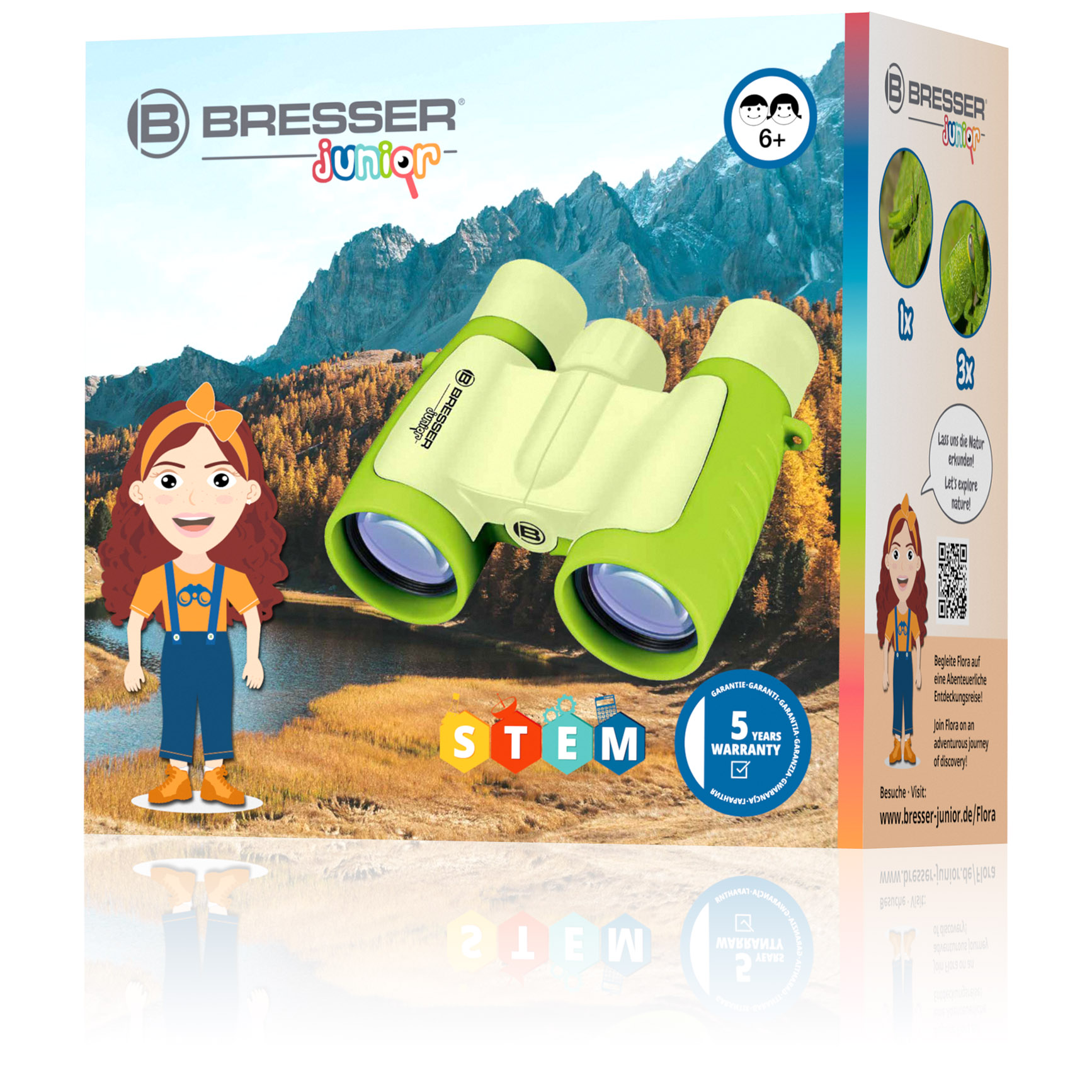 Jumelles pour Enfants BRESSER JUNIOR 3x30 en différentes Couleurs