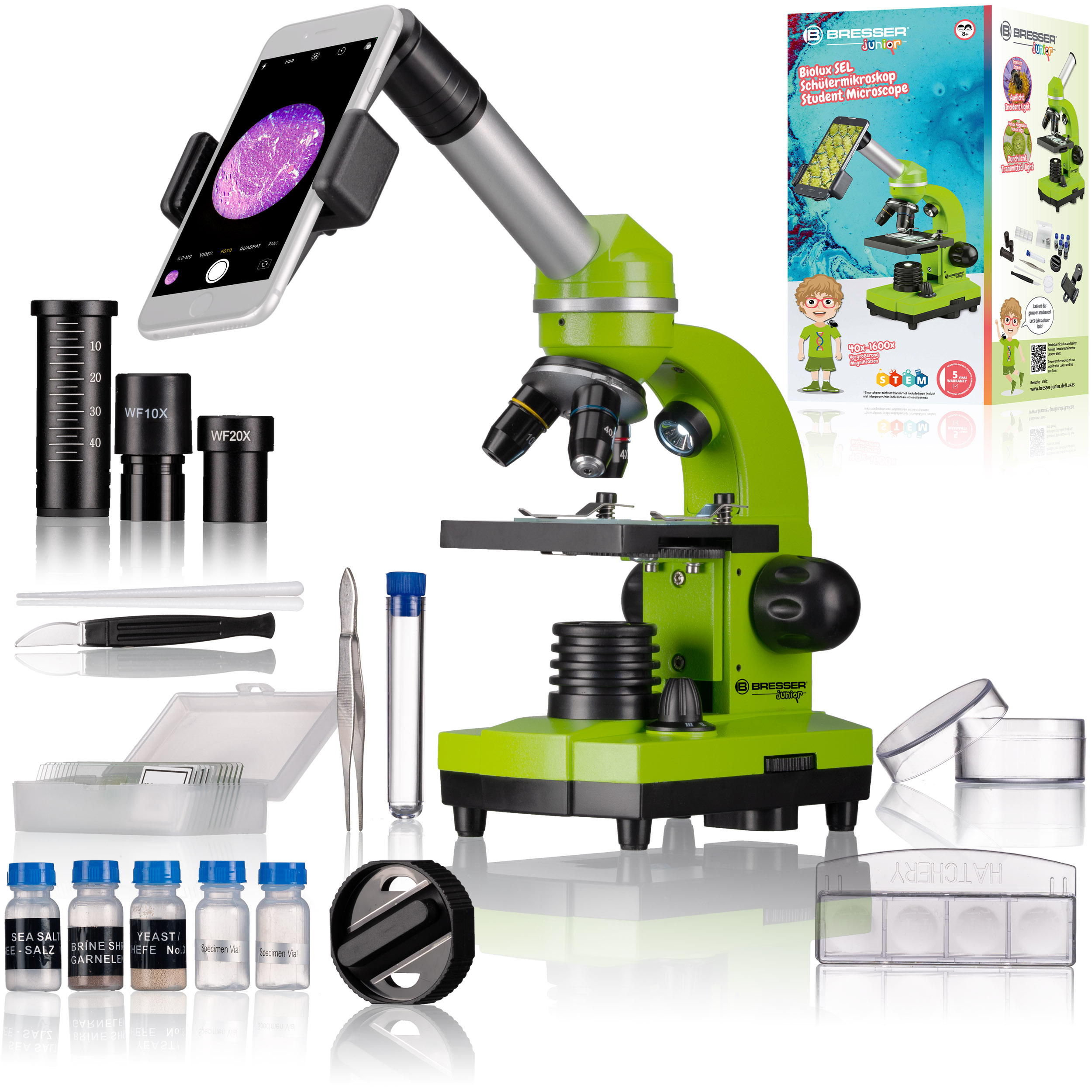 Microscope étudiant BRESSER JUNIOR BIOLUX SEL