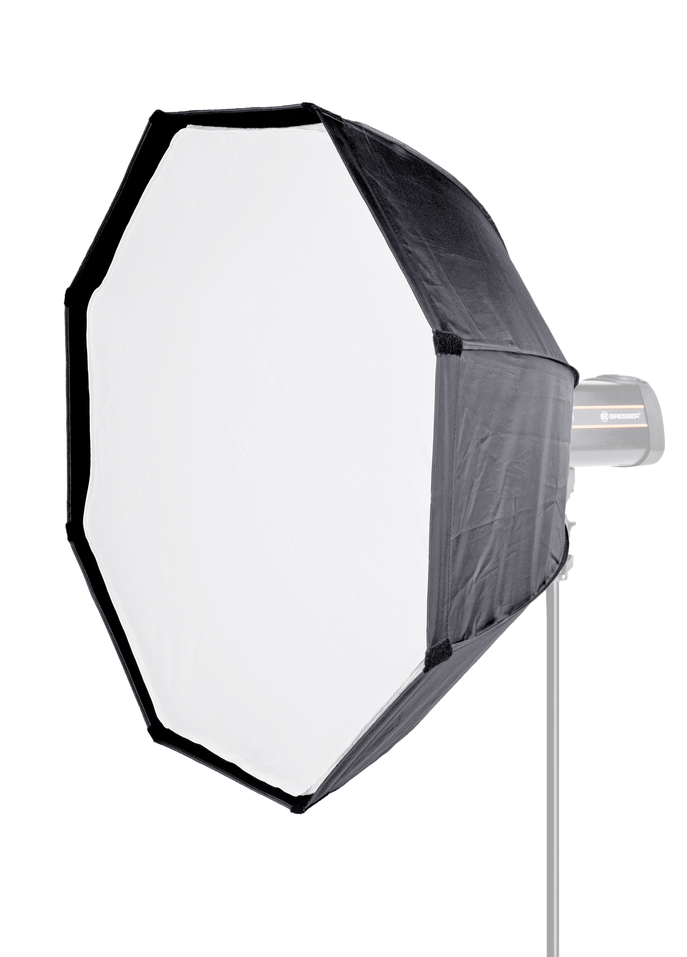 BRESSER SS-10 Softbox octogone avec mécanisme d'ouverture parapluie 95cm