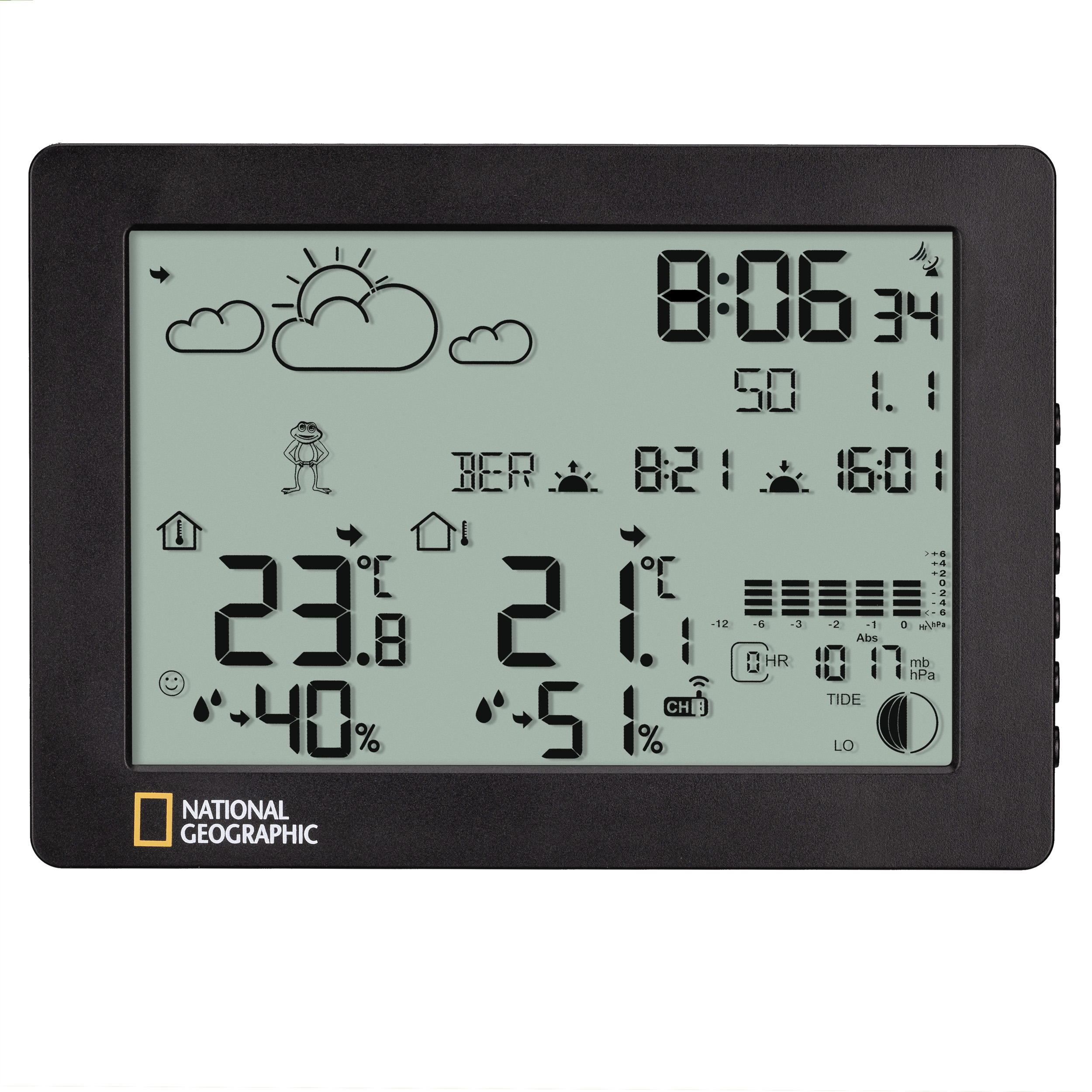 NATIONAL GEOGRAPHIC BaroTemp HZ weather station (Refurbished)