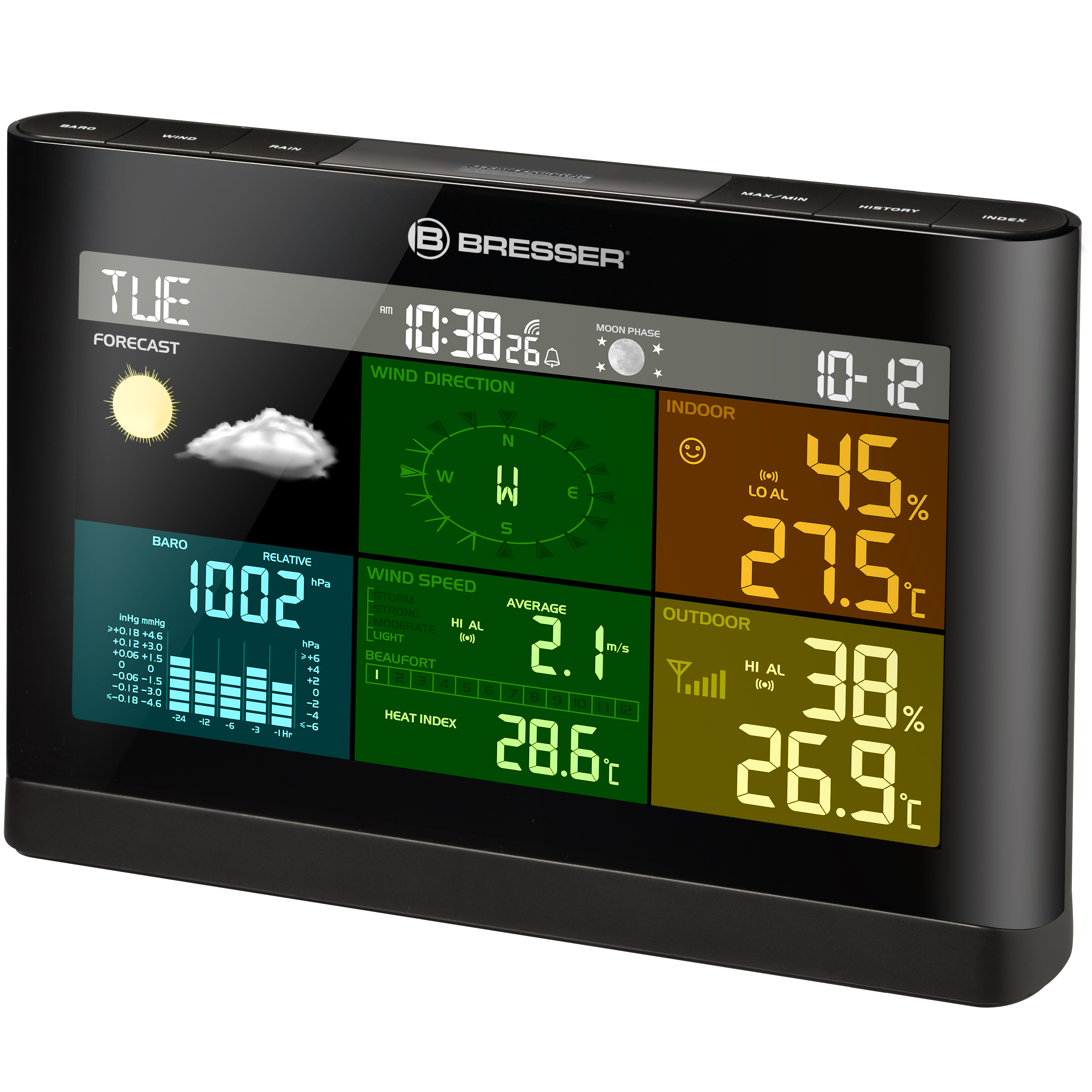 BRESSER station de base supplémentaire / de remplacement pour station météo 7002550